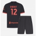 AC Milan Adrien Rabiot #12 Barnkläder Tredje matchtröja till baby 2026-27 Kortärmad (+ Korta byxor) Billigt AC Milan Adrien Rabiot #12 Barnkläder Tredje matchtröja till baby 2026-27 Kortärmad (+ Korta byxor) Billigt